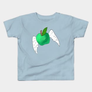 Angel Apple Green 2 Kids T-Shirt